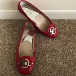 Michael Kors Red Flats